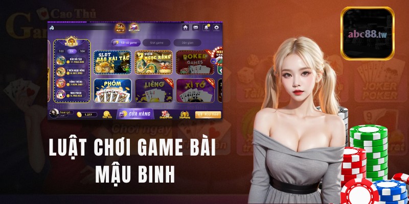 Khám phá luật chơi và cách chơi hấp dẫn trong game bài Mậu Binh